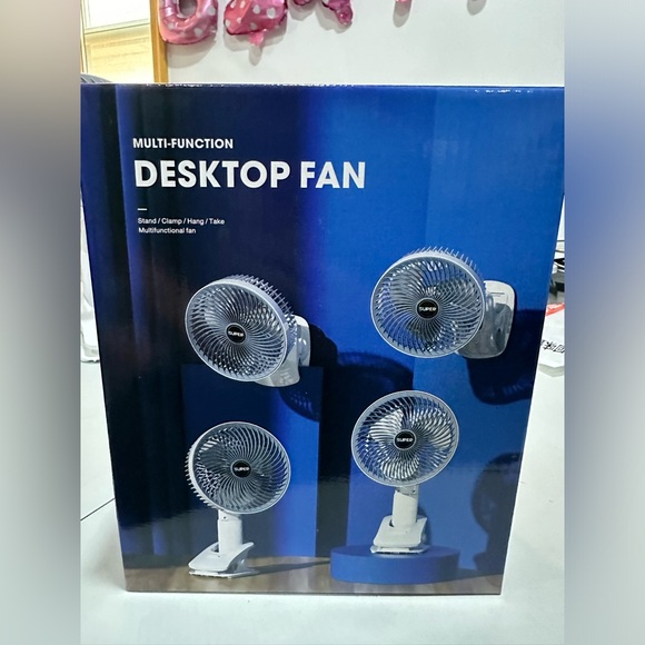 desktop fan, white - Picture 3 of 5